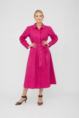 48" Long Sleeve Shirtdress with Belt