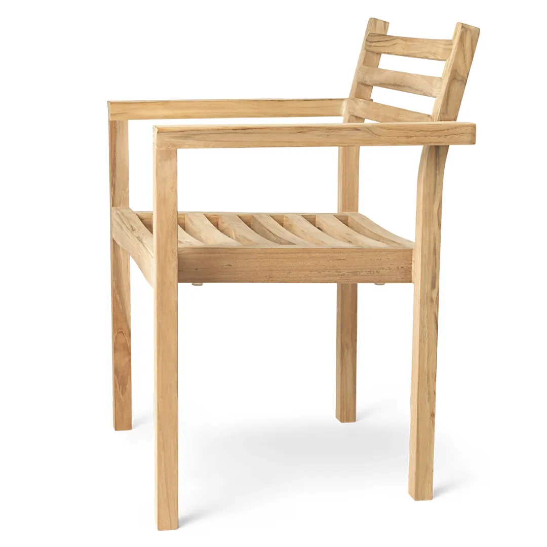 AH502 Outdoor Dining Chair with Armrest