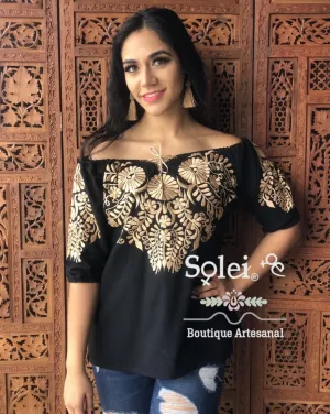 Andrea Golden Blouse