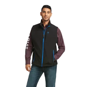 Ariat Men's Black & Cobalt Logo 2.0 Softshell Vest