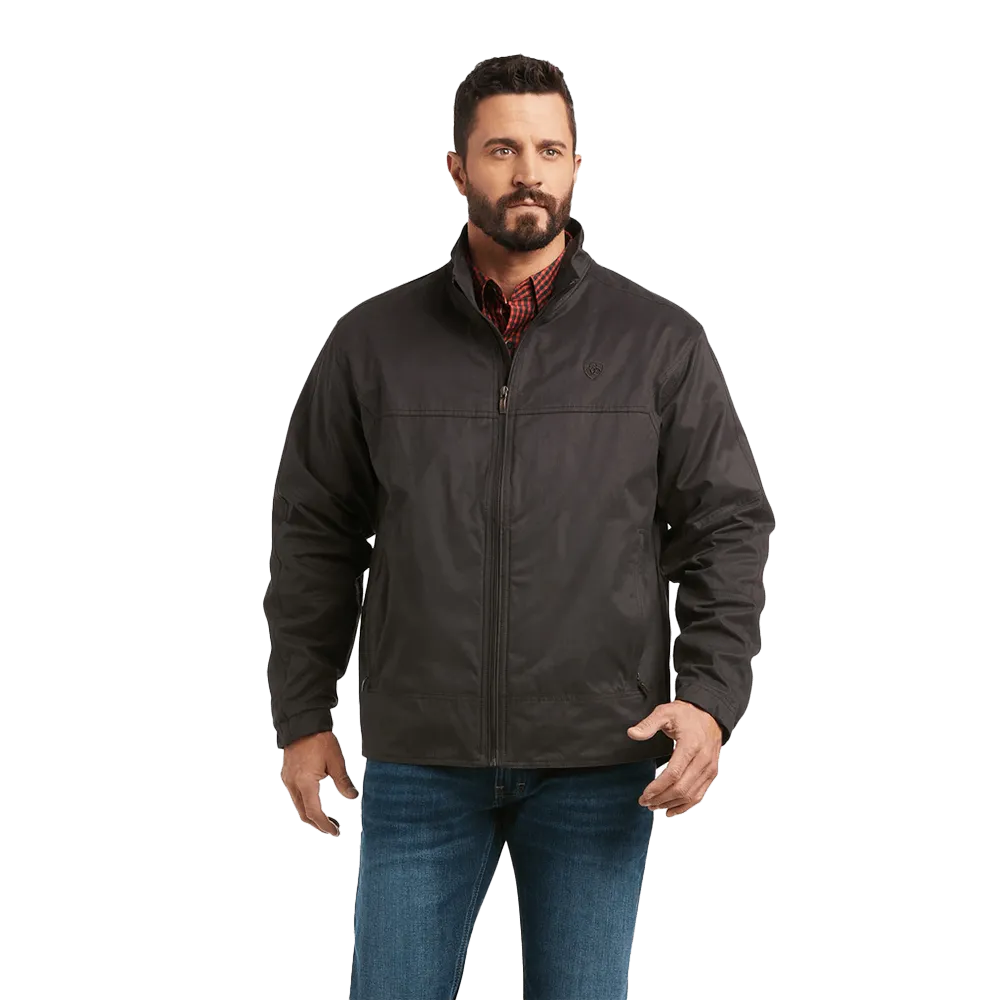 Ariat Men's Grizzly Canvas Espresso Lightweight Jacket