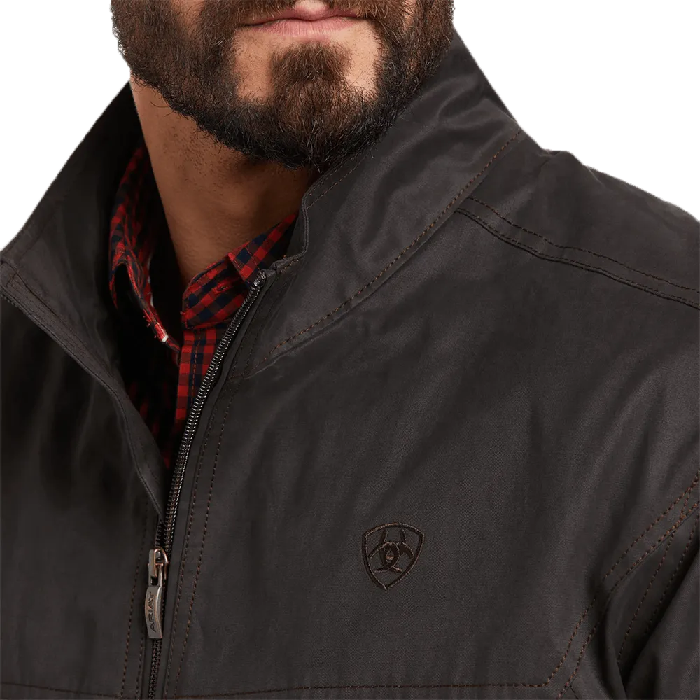 Ariat Men's Grizzly Canvas Espresso Lightweight Jacket