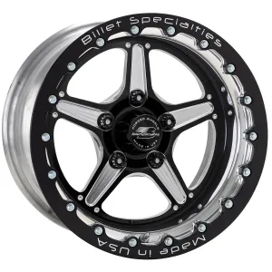 Billet Specialties Street Lite Black Single Beadlock Wheels BRSB23512L6140