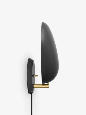 Black Grossman Cobra Wall Light by Gubi