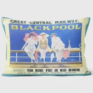 Blackpool GCR 1910 - National  Railway Museum Cushion