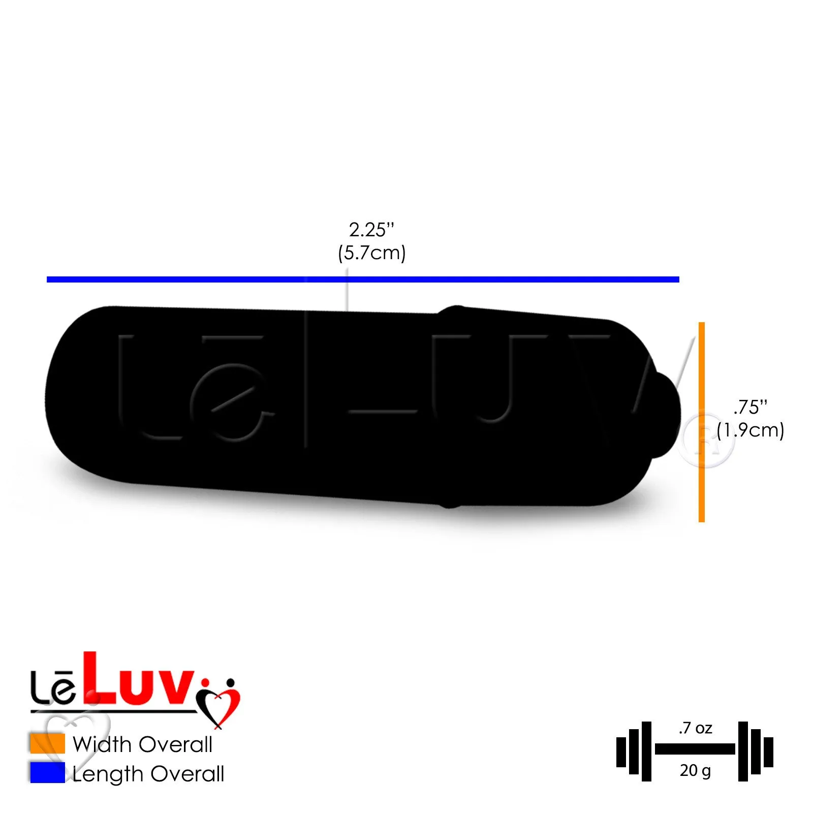 Butt Plug Swirled 3D Printed Vibrating 5.25 Inch - Choose Girth