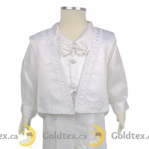 Formal Kids Wear 4 Piece Baby Boy Baptism Jumpsuit 2500