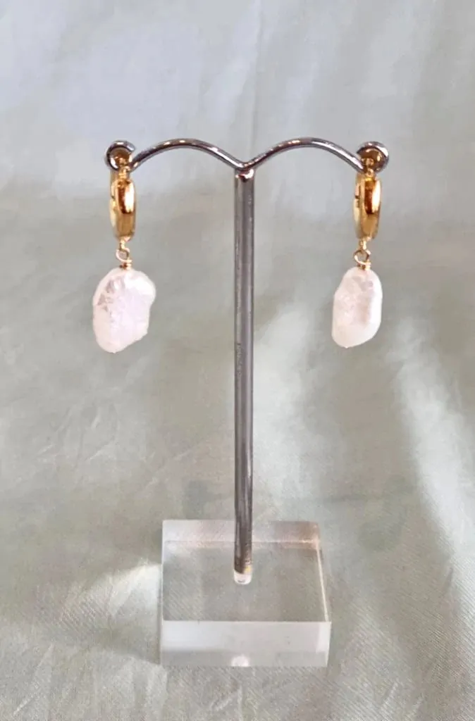 Gisel B. Jo Baroque Pearl Earrings