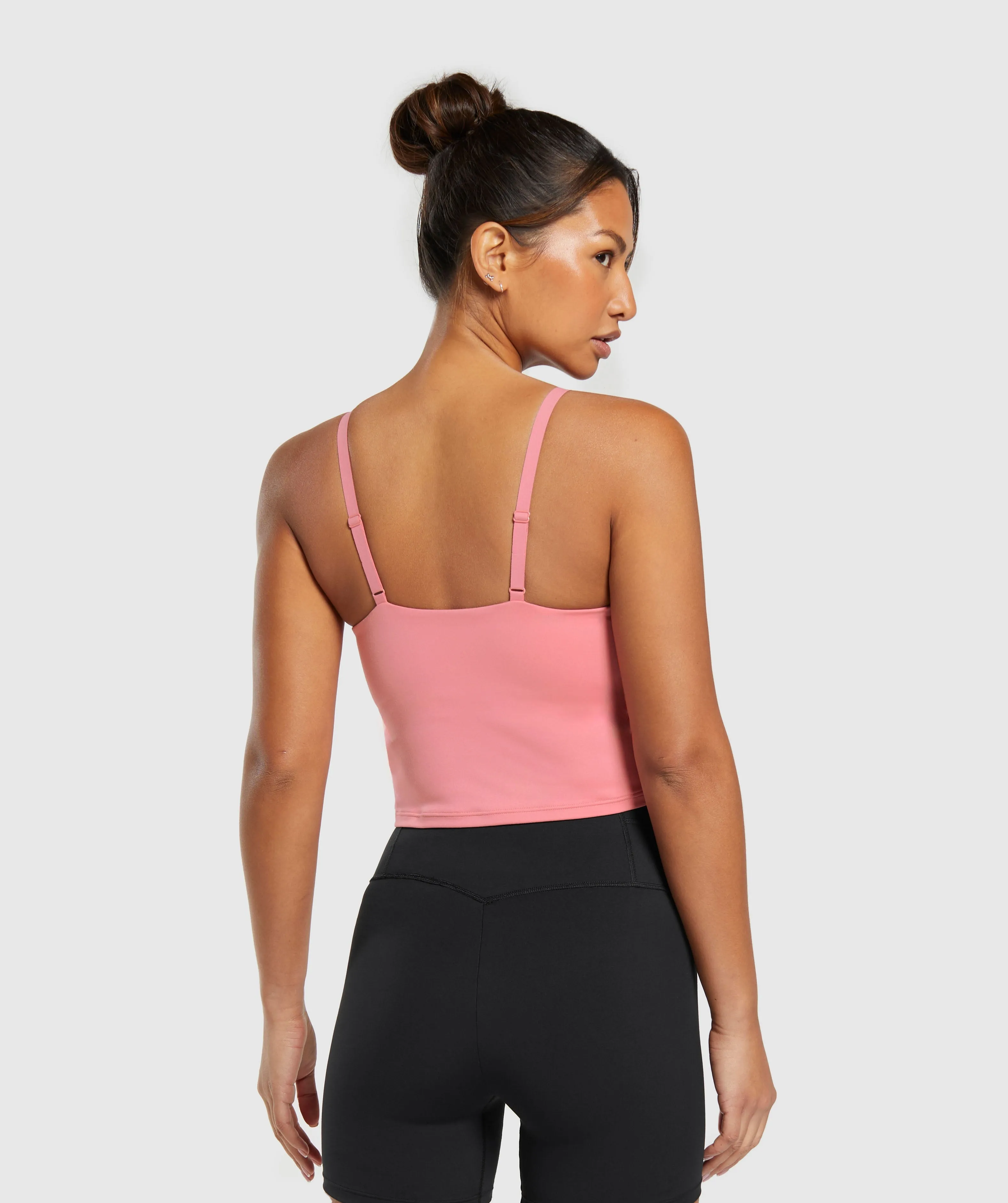 Gymshark Everyday Shelf Cami Tank - Classic Pink