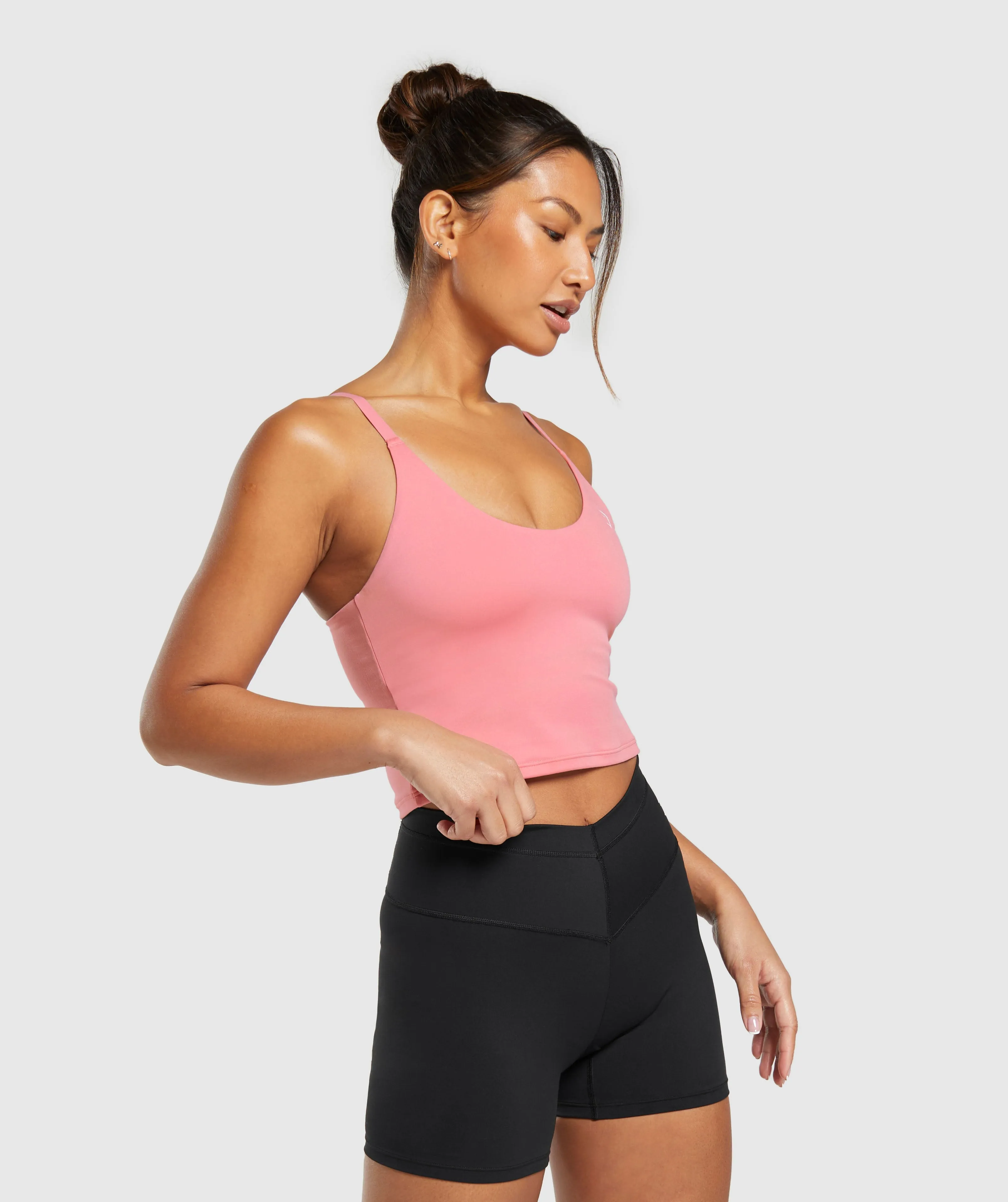 Gymshark Everyday Shelf Cami Tank - Classic Pink