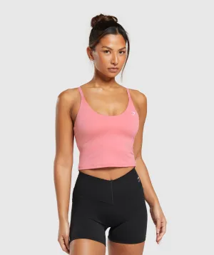 Gymshark Everyday Shelf Cami Tank - Classic Pink