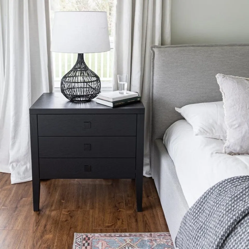 Hara 3 Drawer Dresser | Black