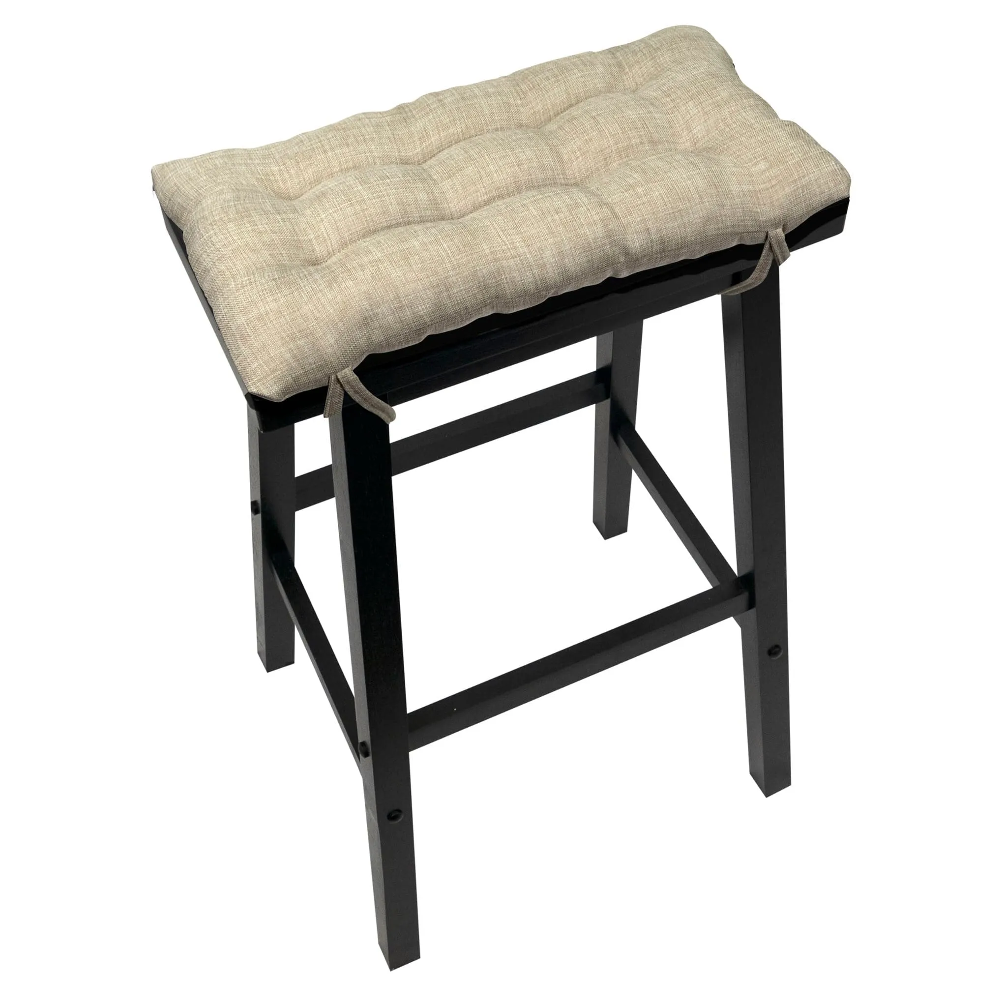 Hayden Beige Saddle Stool Cushions - Gaucho Stool - Satori Seat Cushions