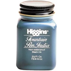 Higgins Fountain Pen India Ink 2.5oz