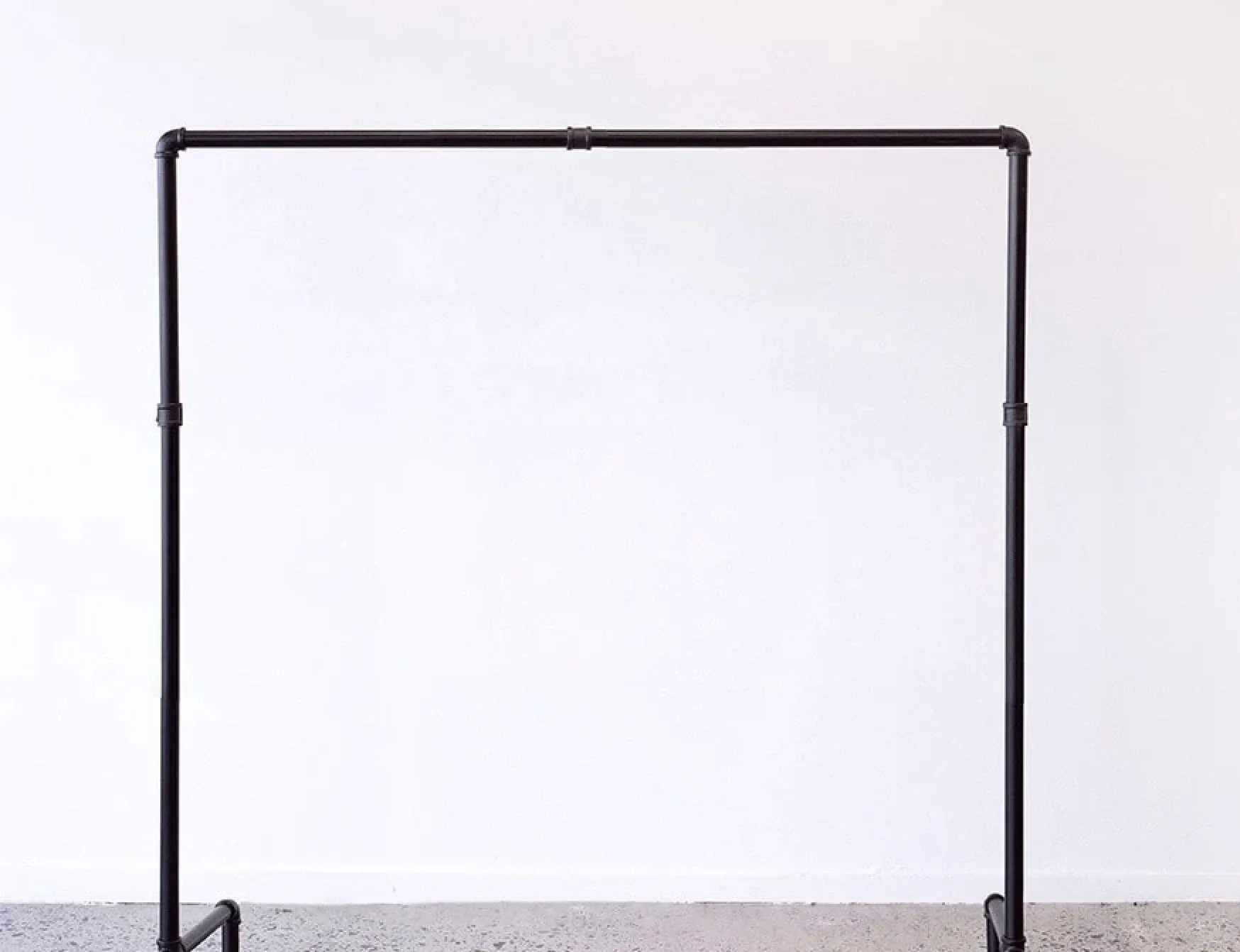 Industrial Pipe Clothing Rack 126(L)X148CM(H)