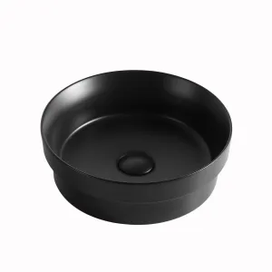 Jess 35 Inset Basin Round Matte Black