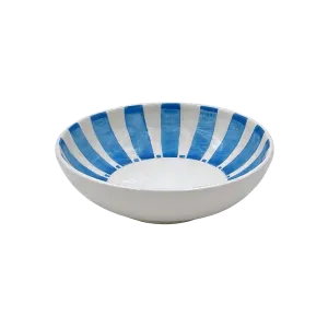 Light Blue Stripes Peanut Bowl