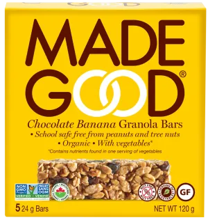 Made Good Chocolate Banana Organic Granola Bars (5x24g)