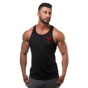 Men Fitness Singlet Sleeveless Shirt Cotton Muscle Guys Brand Undershirt for Boy Vest Gyms Clothing Bodybuilding Tank Top