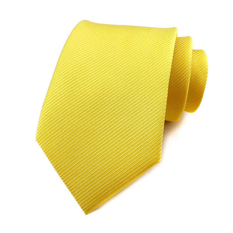 Men's Solid Color Discreet Twill Work Necktie