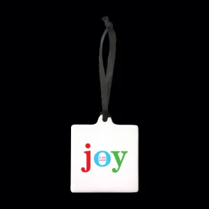 "joy to the world" ornament