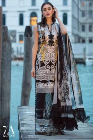 Sana Safinaz Luxury Lawn Collection 2019 – 7A - Venezia