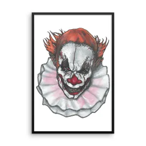 Scary Clown by Robert Bowen Framed Photo Paper Poster