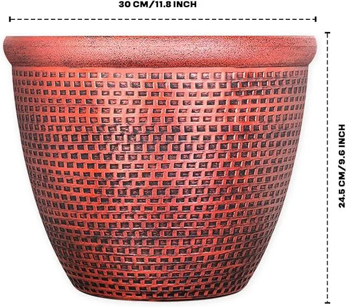 SG Traders ™ Cromarty Plant Pot 30, 36, 40m (pack of 2)