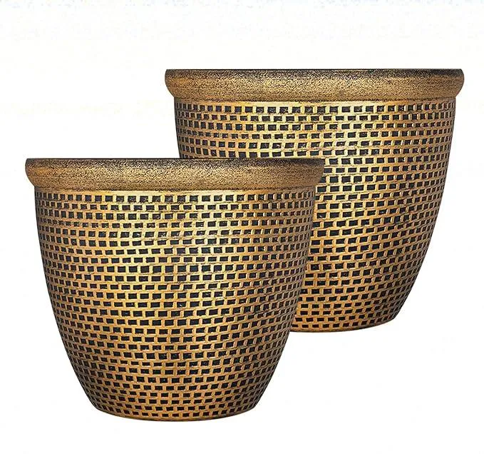 SG Traders ™ Cromarty Plant Pot 30, 36, 40m (pack of 2)