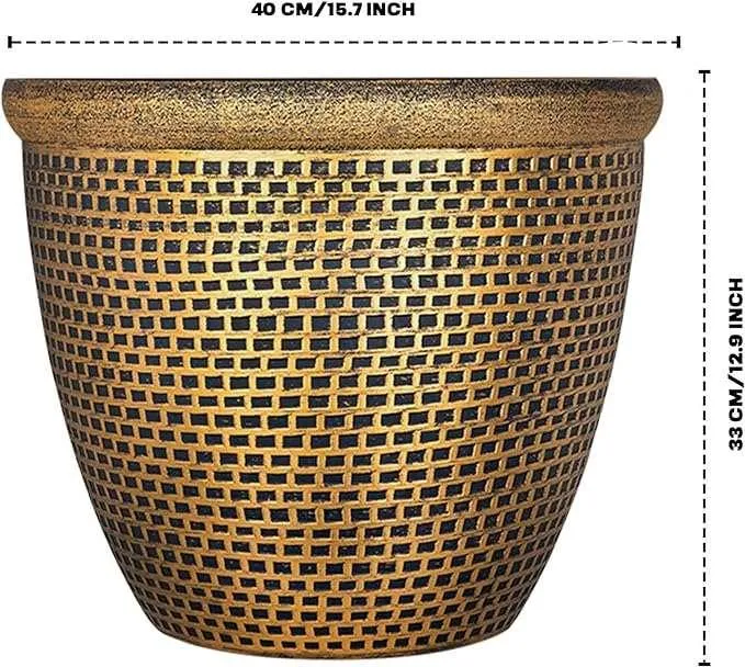 SG Traders ™ Cromarty Plant Pot 30, 36, 40m (pack of 2)