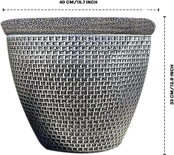 SG Traders ™ Cromarty Plant Pot 30, 36, 40m (pack of 2)