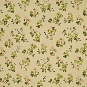 Trefoil Autumn Embroidery Fabric