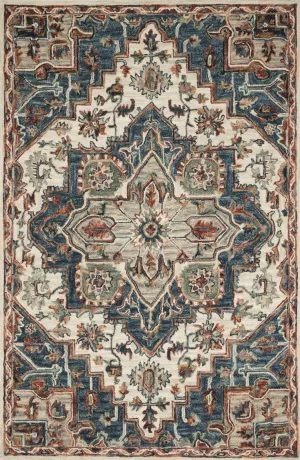 Victoria VK 16 Blue Red Rug