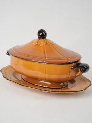 Vintage Poet Laval Tureen & Platter