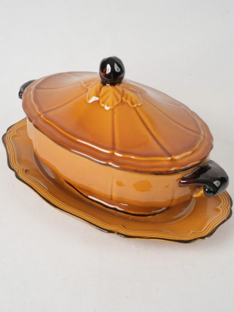 Vintage Poet Laval Tureen & Platter